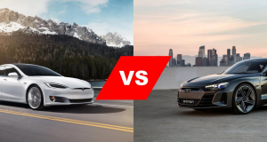 Audi E Tron gt vs Tesla model S